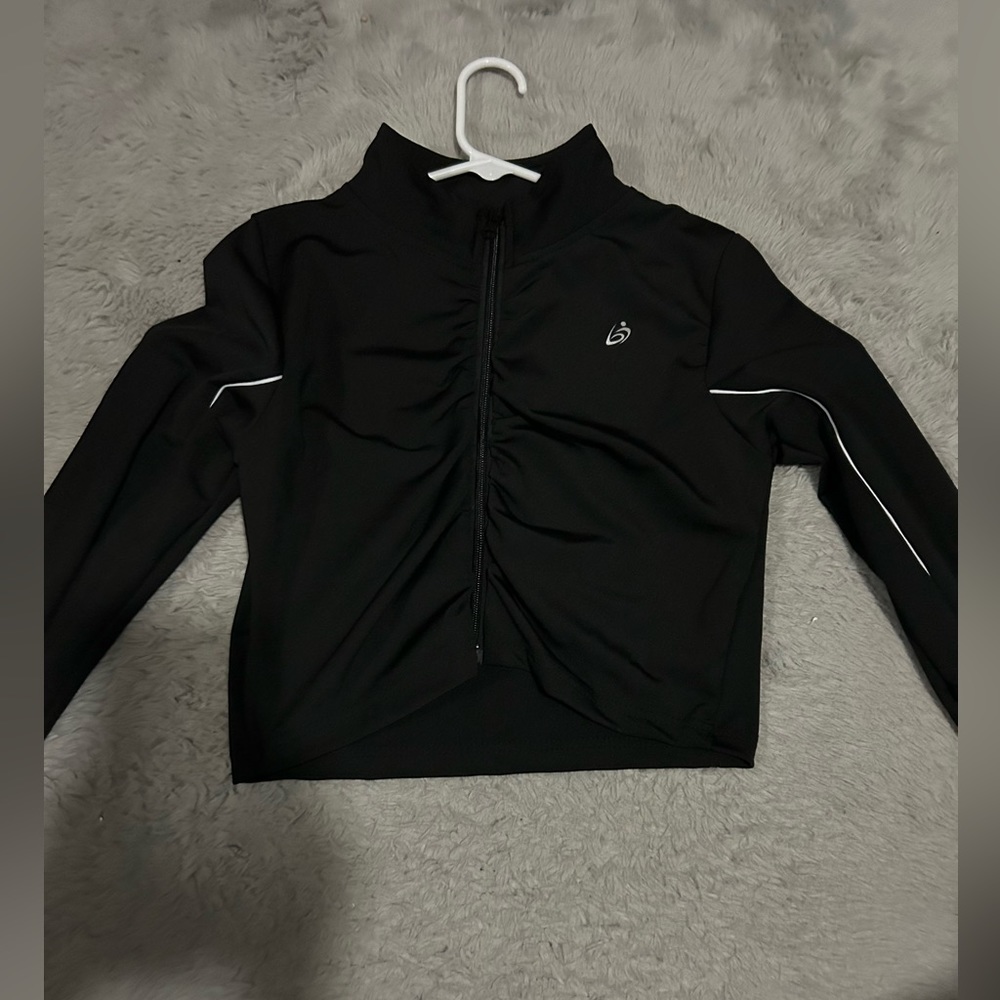 Body instinct black track jacket